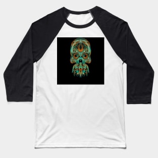 Electroluminated Skull - Acid Mints Baseball T-Shirt